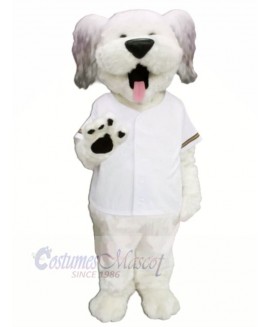 Hank Dog with White T-shirt Mascot Costumes