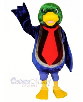 Cute Duck with Red Tie Mascot Costumes Animal