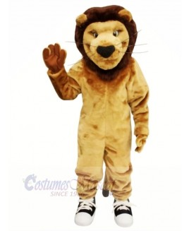 Strong Brown Lion Mascot Costumes Adult