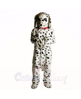 Spotted Dog with Red Necklet Mascot Costumes Adult