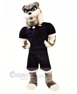 Strong Bulldog with Suit Mascot Costumes Adult