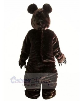 Gentle Brown Bear Mascot Costumes Adult