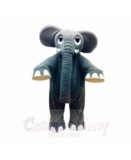 Strong Grey Elephant Mascot Costumes Adult