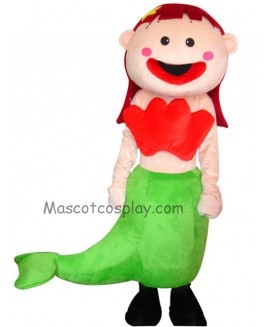 Cute Mermaid Mascot Character Costume Fancy Dress Outfit
