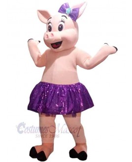 Pig mascot costume