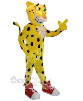 Leopard mascot costume