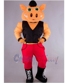 Pig mascot costume