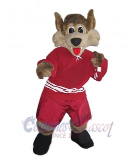 Coyote mascot costume