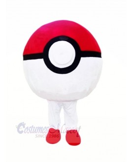 Red and White Poke Ball Mascot Costumes Cheap	