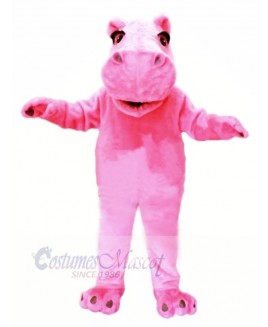 Pink Lightweight Hippo Mascot Costumes Cheap