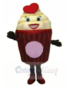 Girl Ice Cream Mascot Costume 