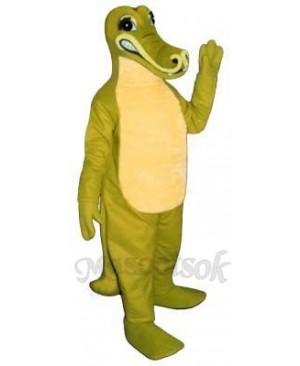 Sneering Crocodile Mascot Costume