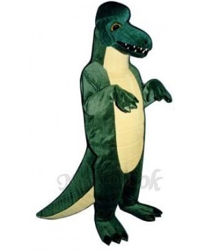 Dinosaur with Crest Mascot Costume