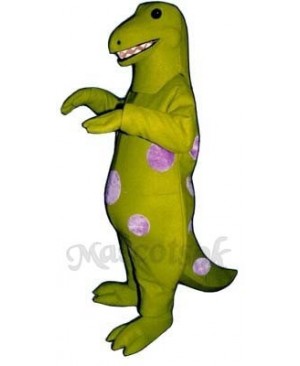 Green Dinosaur Mascot Costume