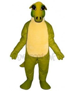 Friendly Dinosaur Mascot Costume