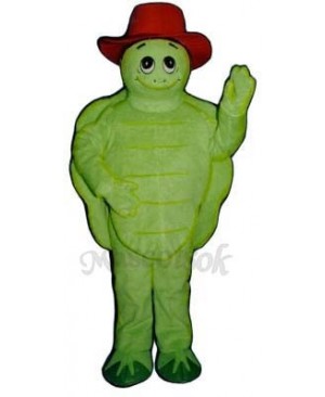 Tommy Turtle Tortoise with Hat Mascot Costume