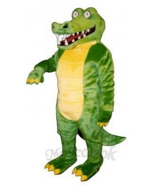 Brawny Gator Mascot Costume