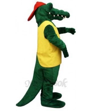 Tuff Gator with Shirt & Hat Mascot Costume