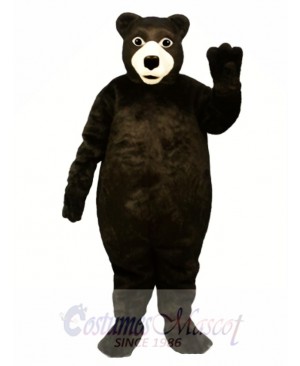 Fat Brown Bear Mascot Costume