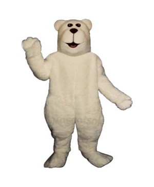 Arctic Bear Christmas Mascot Costume