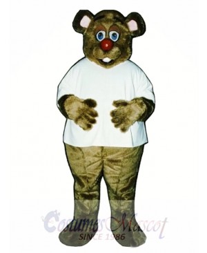 Cute Dr. Killbear with Shirt Mascot Costume