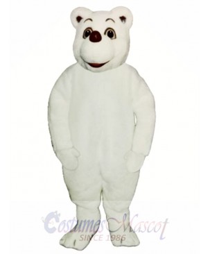 Baby Polar Bear Mascot Costume