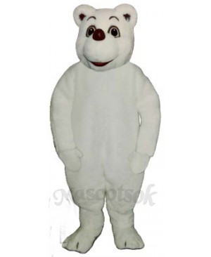 Baby Polar Bear Mascot Costume