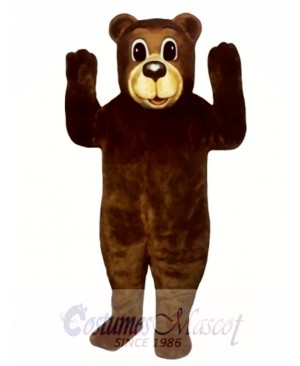 Cute Buford Bear Mascot Costume