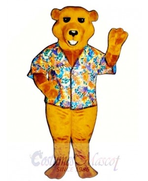 New Barry Bear with Shirt Mascot Costume