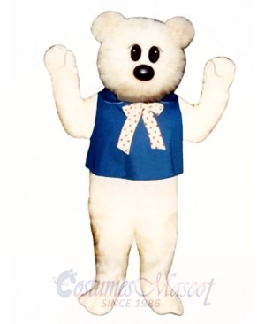 Kindergarten Bear with Bib & Tie Mascot Costume