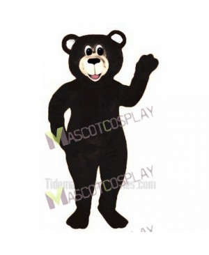 Black Lucky Bear Mascot Costume