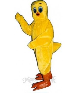 Cute Canary Bird Mascot Costume