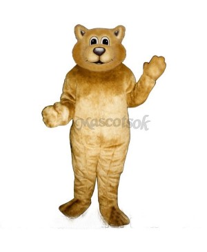 Cute Baby Bobcat Cat Mascot Costume