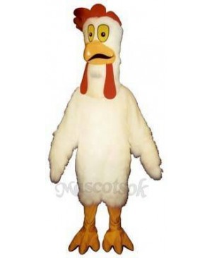 Cute Charley Chicken Mascot Costume