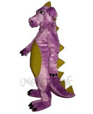 Purple Whimsical Dragon Mascot Costume