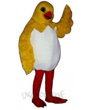 Cute Chick In Egg Mascot Costume