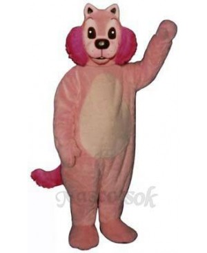 Pink Mink Mascot Costume