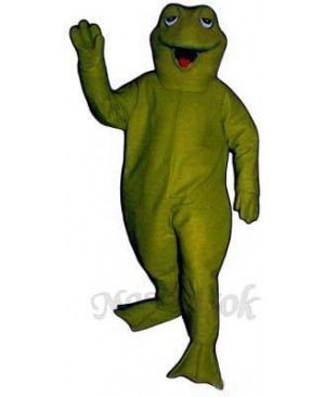 Sleepy Frog Mascot Costume