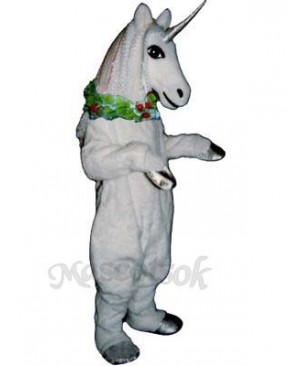 Unicorn with Garland Mascot Costume