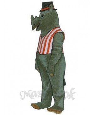 R.I. Nocerous with Vest & Hat Mascot Costume