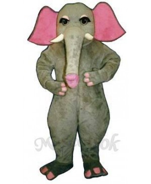 Girl Elephant Mascot Costume