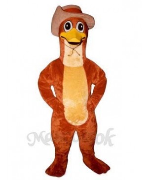 Perry Platypus Duckbill with Hat Mascot Costume