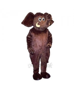 Monty Mammoth Elephant Mascot Costume