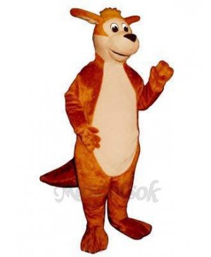 Jumping Kangaroo Mascot Costume