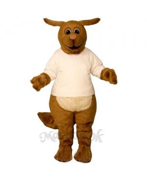 Rhudy Roo Dog with Shirt Mascot Costume