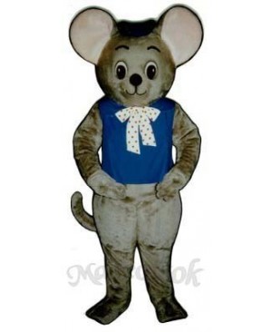 Maxi Mouse with Vest & Hat Mascot Costume