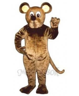 Brown Mouse Mascot Costume