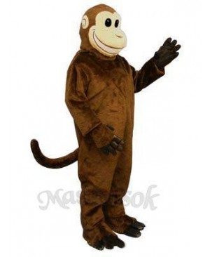 Smiling Monkey Mascot Costume