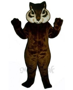 Realistic Chipmunk with Short Tail Mascot Costume