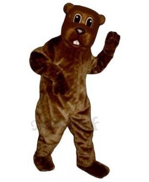 Woody Beaver Mascot Costume